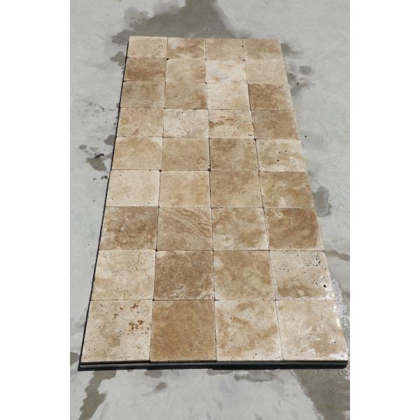 Caramel Light Travertine Tiles Premium?20 x 20 x 1,3 cm