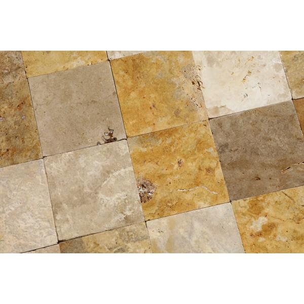 Antique Mix Travertine Tiles Premium?20 x 20 x 1,2 cm