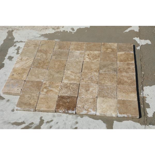 Caramel Travertine Pavers Premium