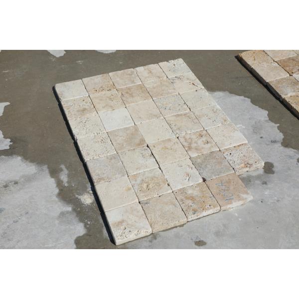 Rustic Light Travertine Pavers Standard