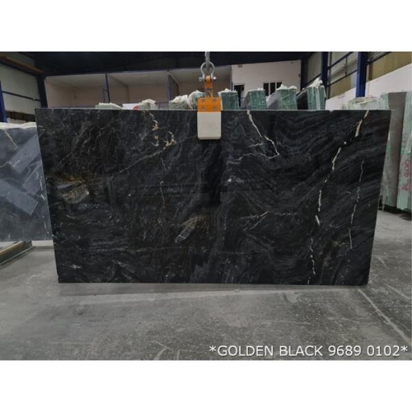 Golden Black Marble